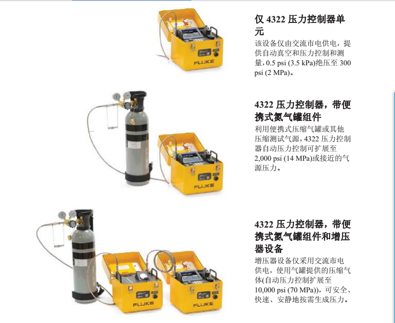 Fluke4322自动压力校准系统,4322自动压力校准系统