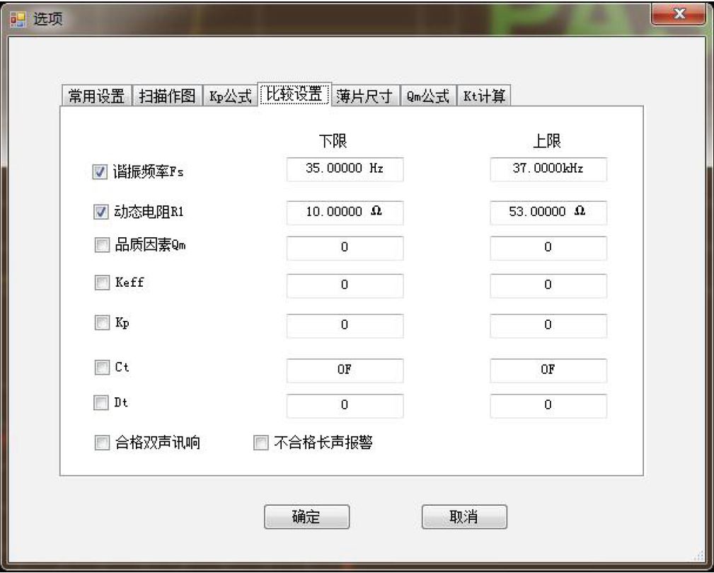 上下限方便判断口罩机压电陶瓷片合格