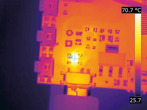 FLIR T500红外热像仪检测图