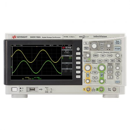 DSOX1102A 示波器测试仪：70/100MHz，2个模拟通道