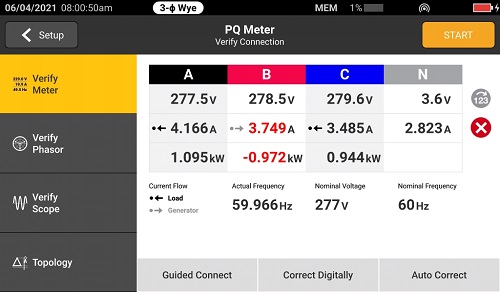 Fluke1770显示界面
