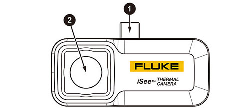 Fluke iSee™手机热像仪结构介绍