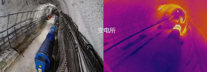 矿用本安型双光谱球机检测煤矿/变电站