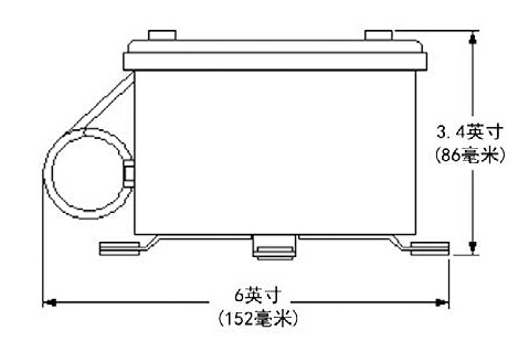 TB261N温度控制器俯视图