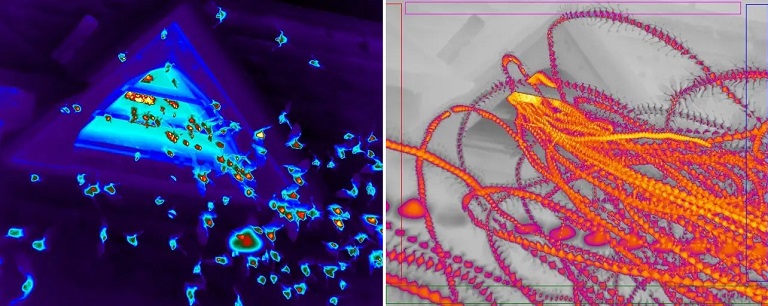 使用 Thermal Vision Ecology 的套件以两种不同的方式可视化飞行路径